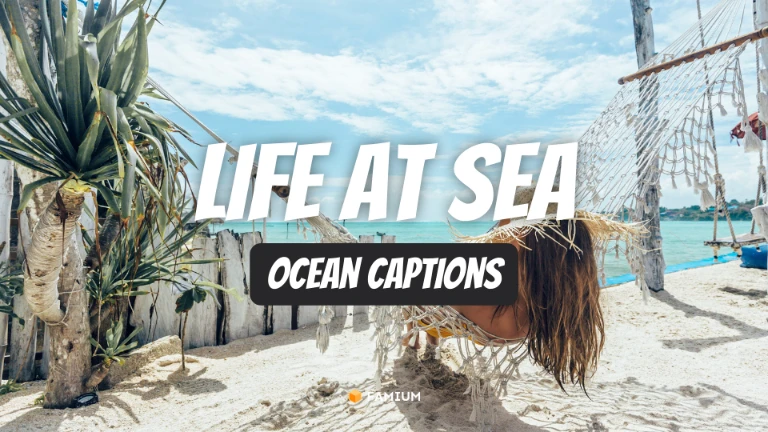 Life at Sea Ocean Captions for Instagram